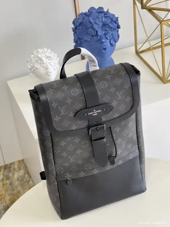 Official oldcobbler BACKPACK SAUMUR VUITTON LOUIS 0625